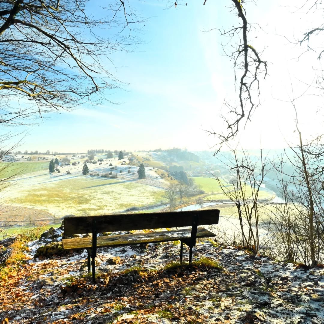 Winterlandschaft – Blick über die Felder